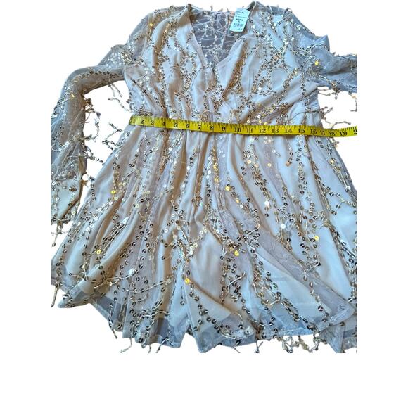 NWT -Paradiso Gold Sequin Romper - Size XL - Picture 7 of 15
